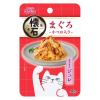 「懐石レトルト まぐろ かつお入り 魚介旨みジュレ 40g 12袋 ペットライン キャットフード ウェット パウチ」の商品サムネイル画像2枚目