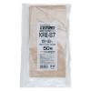 「【チャック袋】生産日本社 ラミジップ（R)クラフト・平袋タイプ KRE-B7 チャック下100×横140mm 1袋（50枚入）」の商品サムネイル画像1枚目