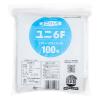 「【チャック袋】ユニパック（R） 0.06mm厚 6F A6サイズ 120×170mm 1セット（1袋(100枚入)×10） 生産日本社 セイニチ」の商品サムネイル画像1枚目