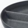 「無印良品 レンジで使える ヤシの端材を使った 仕切り付きプレート ２枚組 黒 良品計画」の商品サムネイル画像5枚目