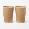 「無印良品 レンジで使える ヤシの端材を使った カップ ２個組 良品計画」の商品サムネイル画像3枚目