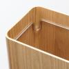 「無印良品 木製ごみ箱 袋止めワイヤー付 角型 約幅２８．５×奥行１５×高さ３０．５ｃｍ 良品計画」の商品サムネイル画像3枚目