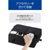 「エレコム インナーバッグ ハンドル付き ポケット付き 2分割 11.6inch ブラック BM-IBHP11BK 1個」の商品サムネイル画像3枚目
