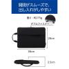 「エレコム インナーバッグ ハンドル付き ポケット付き 2分割 15.6inch ブラック BM-IBHP15BK 1個」の商品サムネイル画像7枚目