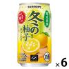 「(数量限定)チューハイ サントリー 冬の柚子チューハイ 350ml 缶 6本」の商品サムネイル画像1枚目