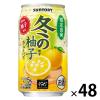 「(数量限定)チューハイ サントリー 冬の柚子チューハイ 350ml 缶 2ケース(48本)」の商品サムネイル画像1枚目