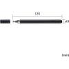 「サンワサプライ ディスク式＆導電繊維タッチペン(ブラック) PDA-PEN50BK 1本」の商品サムネイル画像2枚目
