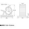 「サンワサプライ ケーブルクランプ CA-502N2 1個」の商品サムネイル画像2枚目