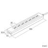 「サンワサプライ 電源タップ ホワイト 雷ガード機能/ネームタグ付/抜け止め機能 2P式 7個口 5m TAP-F27-5Z 1個」の商品サムネイル画像6枚目