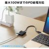 「サンワサプライ USB Type C-HDMI変換アダプタ(4K/60Hz/PD対応) AD-ALCPHDPD 1個」の商品サムネイル画像5枚目