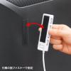 「サンワサプライ HDD接続対応・面ファスナー付4ポートUSB2.0ハブ(ホワイト) USB-HTV410WN2 1個」の商品サムネイル画像3枚目