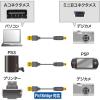 「サンワサプライ 極細ミニUSBケーブル(ミニBタイプ・ブラック・1m) KU-SLAMB510BKK 1本」の商品サムネイル画像2枚目