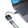 「サンワサプライ USB3.2 TypeC-LAN変換アダプタ(PD対応・ブラック) USB-CVLAN7BK 1個」の商品サムネイル画像2枚目