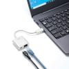 「サンワサプライ USB3.2 TypeC-LAN変換アダプタ(PD対応・ホワイト) USB-CVLAN7W 1個」の商品サムネイル画像2枚目