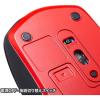 「サンワサプライ 静音ワイヤレスブルーLEDコンボマウス(ブラック×レッド) MA-WBTBL193BKR 1個」の商品サムネイル画像5枚目