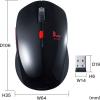 「サンワサプライ 静音ワイヤレスブルーLEDコンボマウス(ブラック×レッド) MA-WBTBL193BKR 1個」の商品サムネイル画像8枚目