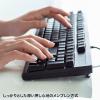 「サンワサプライ 日本語109キーボード 抗菌防水防塵タイプ SKB-BS6BK 1個」の商品サムネイル画像8枚目