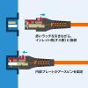 「サンワサプライ 抜け防止ロック電源コード(2m) APW12-515C13LK02 1本」の商品サムネイル画像4枚目