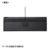 「サンワサプライ USBハブ付コンパクトキーボード SKB-KG2UH2BK 1個」の商品サムネイル画像8枚目