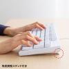 「サンワサプライ 英語USBキーボード(ホワイト) SKB-E5UW 1台」の商品サムネイル画像6枚目