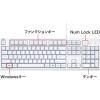 「サンワサプライ 英語USBキーボード(ホワイト) SKB-E5UW 1台」の商品サムネイル画像7枚目