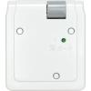 「朝日電器 サージ付サイドコーナータップ A-361SB(W) 1個」の商品サムネイル画像2枚目