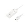 「ヤザワコーポレーション 雷ガード付2AC+2USB 2.1A 1.5m ホワイト Y02K4015WH2U 1個」の商品サムネイル画像2枚目