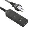 「オーム電機 安全タップ雷ガード 3個口3m ブラック 00-1619 1個」の商品サムネイル画像2枚目