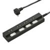 「オーム電機 雷に強い節電タップ 4個口 1m 黒_ HS-TPK41PBT-K 1個」の商品サムネイル画像2枚目