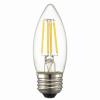 「オーム電機 LED電球 フィラメント シャンデリア形 E26 40W相当 調光 LDC4L/D C6 1個」の商品サムネイル画像2枚目