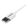 「Startech.com 2m ホワイト micro USB2.0ケーブル オス/オス USBPAUB2MW 1個」の商品サムネイル画像2枚目