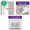 「朝日電器 耐雷フラットスイッチ付タップ4P2m WBS-LS402F(W) 1個」の商品サムネイル画像3枚目