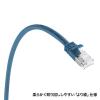 「【アウトレット】サンワサプライ ツメ折れ防止カテゴリ5eSTP LANケーブル KB-STPTS-005BL 1個」の商品サムネイル画像4枚目