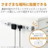 「エレコム 電源タップ 2m 3P 6口 一括スイッチ ブレーカー付 マグネット付 抜け止め防止 T-H0730OCPR 1個」の商品サムネイル画像7枚目