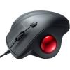 「サンワサプライ トラックボール 親指 エルゴノミクス形状 静音スイッチ 有線 MA-TB128BK 1個」の商品サムネイル画像3枚目