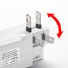 「サンワサプライ モバイルタップ (AC×2個口+USB-A×1+Type-C×1) TAP-MUC1AC2W 1個」の商品サムネイル画像9枚目