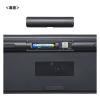 「サンワサプライ ワイヤレスキーボード 無線 静音 うす型メンブレン マウスセット テンキーなし ブラック SKB-WL38SETBK 1個」の商品サムネイル画像6枚目