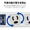 「エレコム EU RoHs指令準拠 雷ガード二重構造工事用タップ T-WRMK3250LG/RS 1個」の商品サムネイル画像4枚目