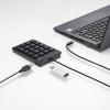 「サンワサプライ USBテンキー(Type-Cコネクタ・USB2.0ハブ付き) NT-18CUHBK 1個」の商品サムネイル画像3枚目