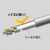「サンワサプライ カテゴリ6STP LANケーブル(ブルー、5m) KB-T6STP-05BL 1本」の商品サムネイル画像3枚目
