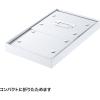 「サンワサプライ 組み立て式CD BOX(ホワイト) FCD-MT3WN 1個」の商品サムネイル画像4枚目