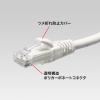 「サンワサプライ カテゴリ6Aより線LANケーブル KB-T6AY-02W 1個」の商品サムネイル画像4枚目