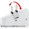 「サンワサプライ 雷ガードタップ TAP-SP223 1個」の商品サムネイル画像3枚目