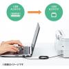 「サンワサプライ 極細USBケーブル(USB2.0 A-Bタイプ・ブラック・1m) KU20-SL10BKK 1本」の商品サムネイル画像3枚目