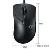 「サンワサプライ 静音有線ブルーLEDマウス イオプラス(ブラック) MA-IPYBS301BK 1個」の商品サムネイル画像5枚目