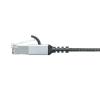 「サンワサプライ カテゴリ6AメッシュフラットLANケーブル(ブラック＆グレー、10m) KB-FL6AME-10BK 1本」の商品サムネイル画像4枚目