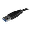 「Startech.com Micro USB 3.0 スリムケーブル A(オス) - マイク USB3AUB15CMS 1個」の商品サムネイル画像2枚目