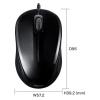 「サンワサプライ 有線マウス 静音 3ボタン 小型 ブルーLED MA-YBSK315BK 1個」の商品サムネイル画像6枚目