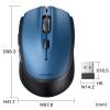 「サンワサプライ ワイヤレスマウス 5ボタン 小型サイズ ブルーLED ブルー MA-WB509BL 1個」の商品サムネイル画像8枚目