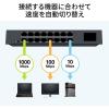 「サンワサプライ ギガビット対応 スイッチングハブ(16ポート・マグネット付き) LAN-GIGAP1602BK 1個」の商品サムネイル画像3枚目
